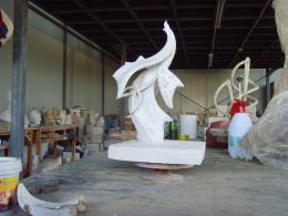 hj1748 不銹鋼雕塑—凌空之剪 小稿_青島國際服裝城不銹鋼雕塑、石雕、玻璃鋼雕塑_濱州宏景雕塑有限公司